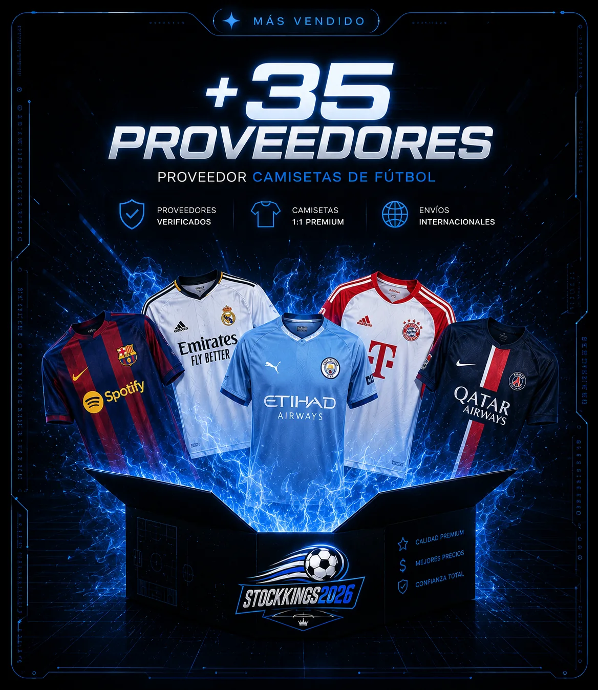 Imagen de Proveedor camisetas de fútbol