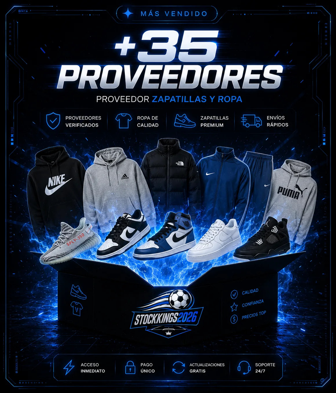 Imagen de Proveedor zapatillas y ropa